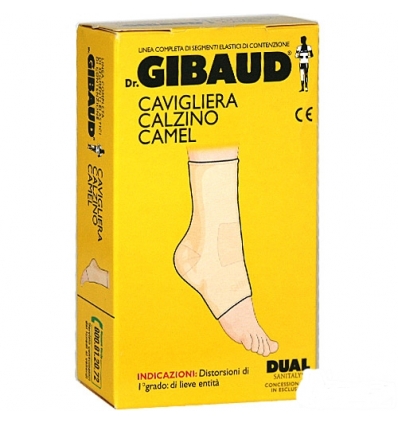 Dr. Gibaud cavigliera calzino cotone camel tg.02