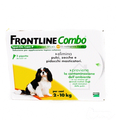 FrontLine Combo Cani 2-10kg 3 pipette da 0,67ml