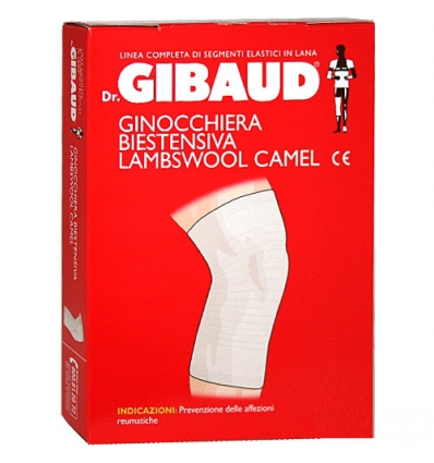Dr. Gibaud ginocchiera biestensiva lambswool camel tg.04