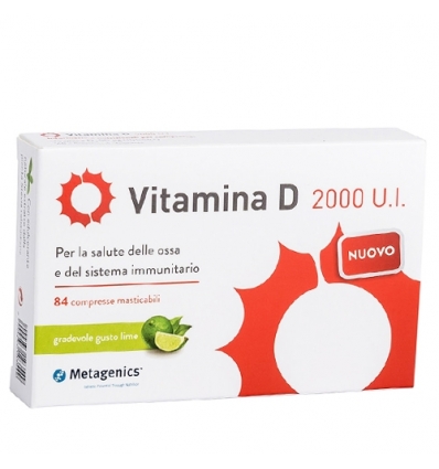 Metagenics Vitamina D 2000 U.I. 84cpr lime