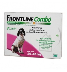 FrontLine Combo Cani 20-40kg 3 pipette da 2,68ml