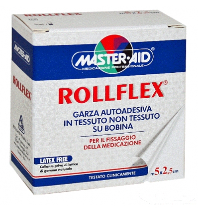 Rollflex garza autoadesiva 5m x 2,5cm