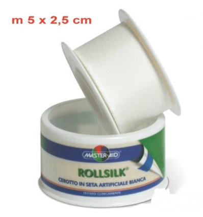 Rollsilk cerotto in seta artificiale bianca 5m x 2,5c