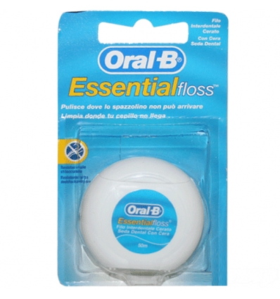 Oral B filo interdentale cerato Essentialfloss 50m